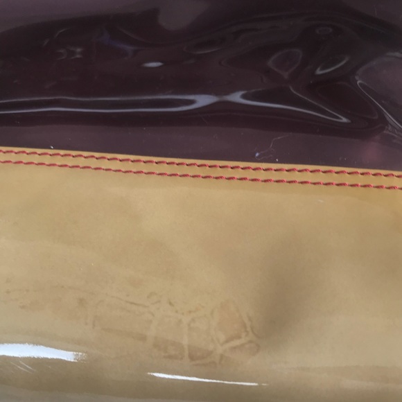 MONSAC Vintage jelly tote in pink with tan straps - Picture 8 of 8